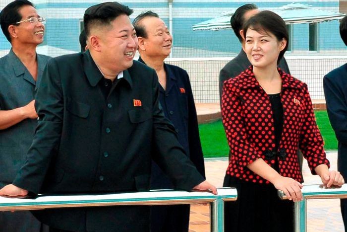 Kim Jong un và người phụ nữ được cho là vợ ông